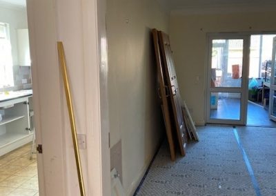 Internal view at the beginning of the Knock Through project - N Wilson Construction