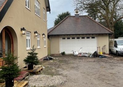 External view towards the end of the Renovation project - N Wilson Construction