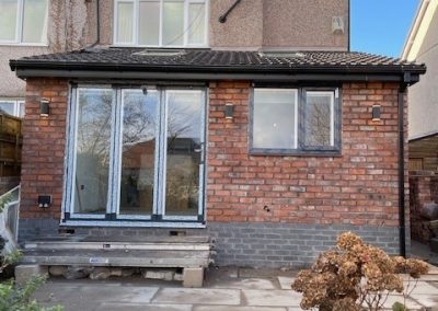 External view at the end of the Extension project - N Wilson Construction