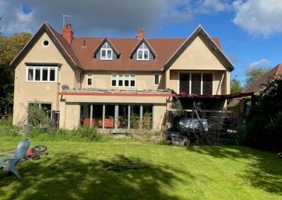 External view partway through the Renovation project - N Wilson Construction