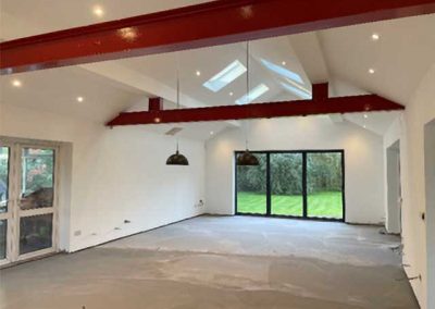 Internal view part way through the Knock Through project - N Wilson Construction