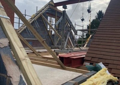External view partway through the Renovation project - N Wilson Construction