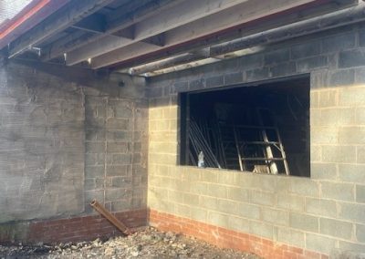 External view partway through the Renovation project - N Wilson Construction