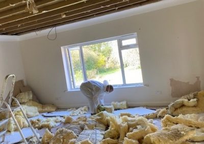 Internal view part way through the Knock Through project - N Wilson Construction