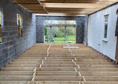 Internal view partway through the Renovation project - N Wilson Construction