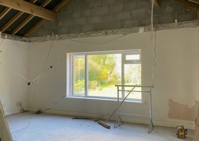 Internal view part way through the Knock Through project - N Wilson Construction