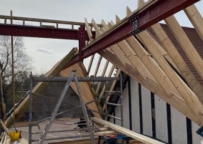 External view partway through the Renovation project - N Wilson Construction