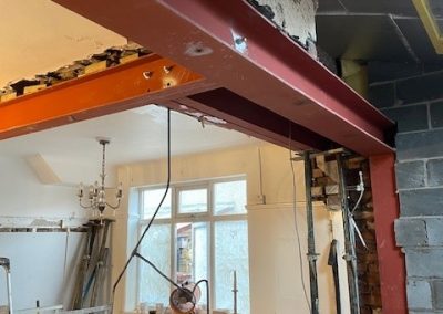 Internal view part way through the Extension project - N Wilson Construction