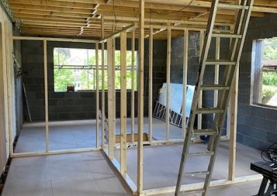 Internal view partway through the Renovation project - N Wilson Construction
