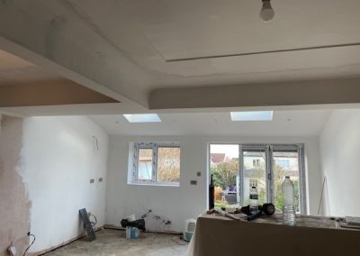 Internal view at the end of the Extension project - N Wilson Construction