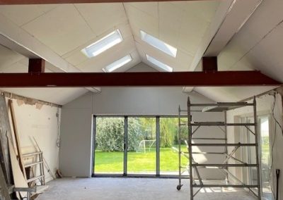 Internal view part way through the Knock Through project - N Wilson Construction