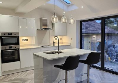 Internal view at the end of the Extension project - N Wilson Construction