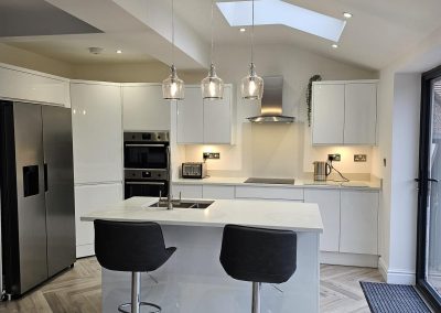 Internal view at the end of the Extension project - N Wilson Construction