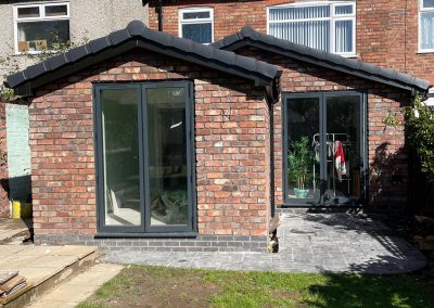 Finished external view of Extension project - N Wilson Construction