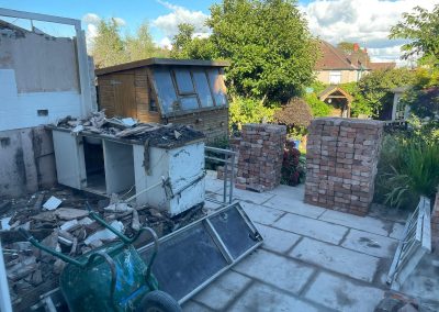 External view at the start of the Extension project - N Wilson Construction