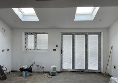 Internal view towards the end of the Extension project - N Wilson Construction