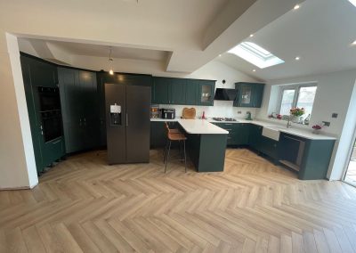 Internal view at the end of the Extension project - N Wilson Construction